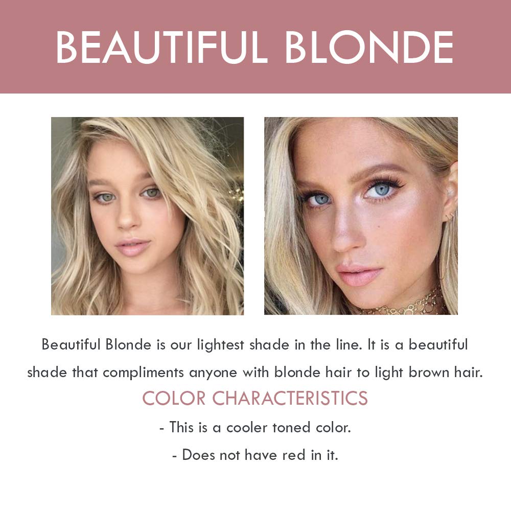 Chella Eyebrow Pencil Blonde swatch shows versatile color match.