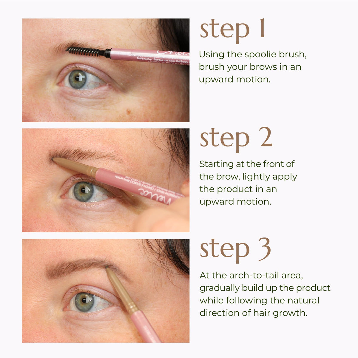 Chella light brown shade complements many skin tones for natural brows