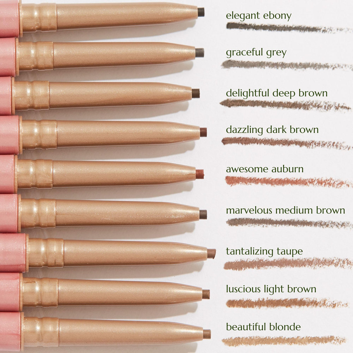 Chella Eyebrow Pencil waterproof finish suggesting all-day wear