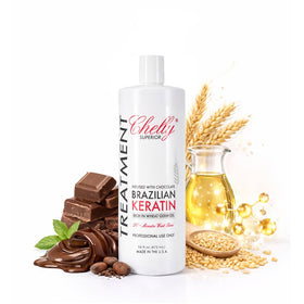 CHELLY Brazilian keratin bottle front showing premium packaging for professional use