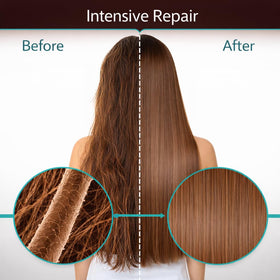 CHELLY Hair Treatment packaging hero emphasizes premium bottle and value