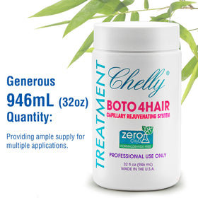 CHELLY Hair Treatment action shows split-end repair potential