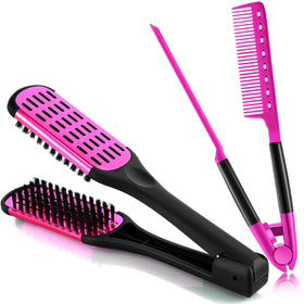 CHENGU double-sided brush offers versatile styling and smoothing.