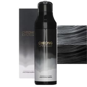 CHEONGDAM STYLE Forest Black Change Shampoo bottle showcases a gentle, natural formula for grey hair.