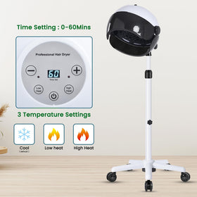 Chetunju three-temperature dryer with cold, low, and high heat settings.