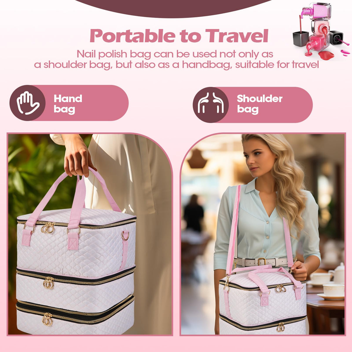 Cheungren compact travel-friendly case fits in small spaces and travels easily.