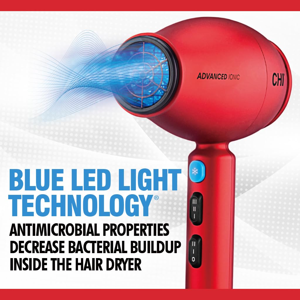 CHI 1875 Series compact dryer in travel case ready for on-the-go use.