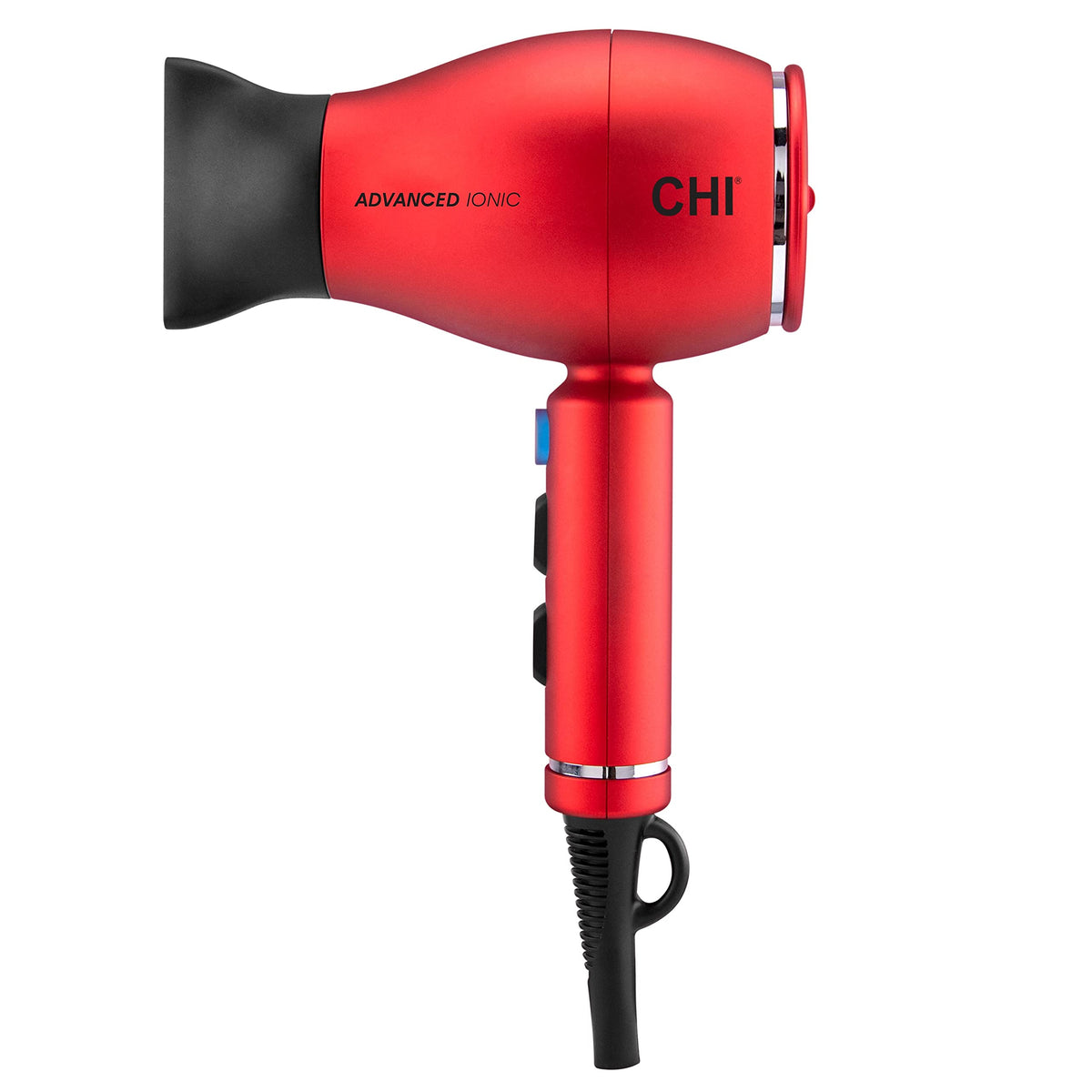 CHI 1875 Series compact hair dryer front view for quick, travel-friendly styling.