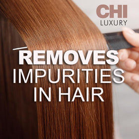 Shiny, healthy-looking CHI hair after applying Black Seed Oil