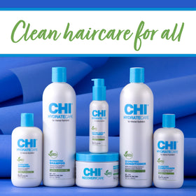 CHI HydrateCare ingredients Aloe Vera and Sea Kelp, offering moisture and conditioning.
