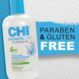 Finished CHI HydrateCare look demonstrates softness and shine