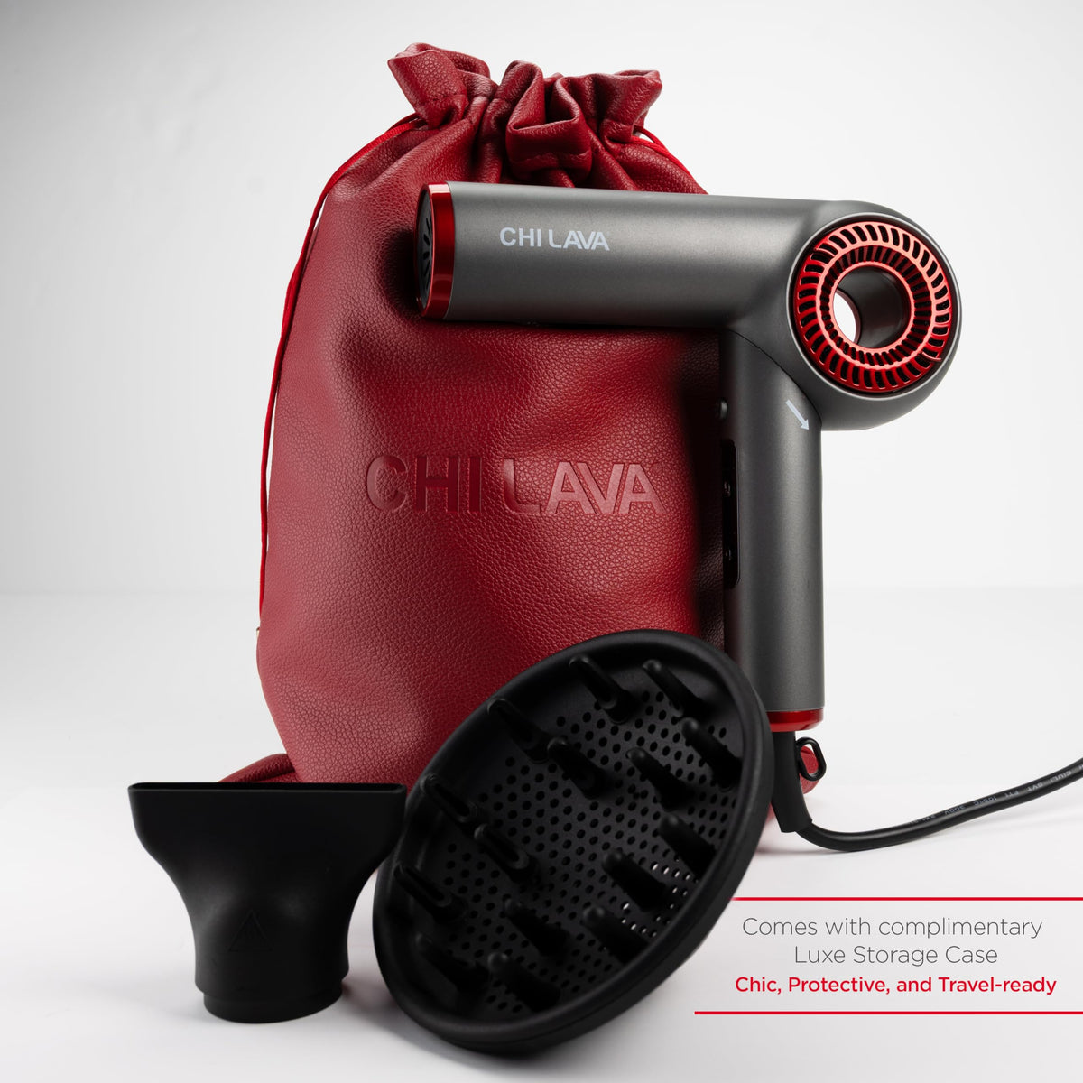 CHI Lava durable professional-grade motor ensures reliable salon-ready performance.