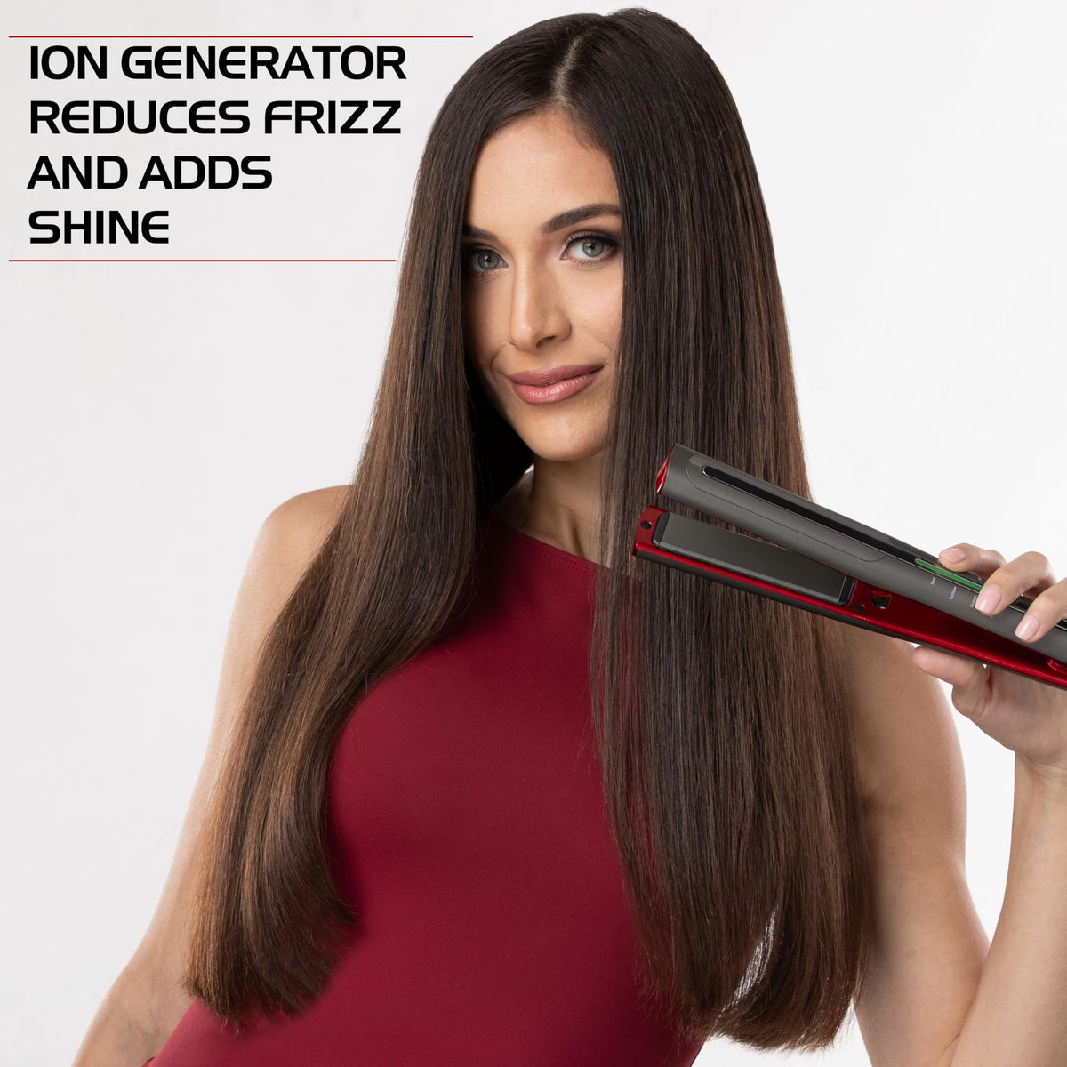 CHI Lava Glide delivers shiny, frizz-free hair with controlled heat.