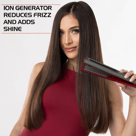 CHI Lava Glide delivers shiny, frizz-free hair with controlled heat.