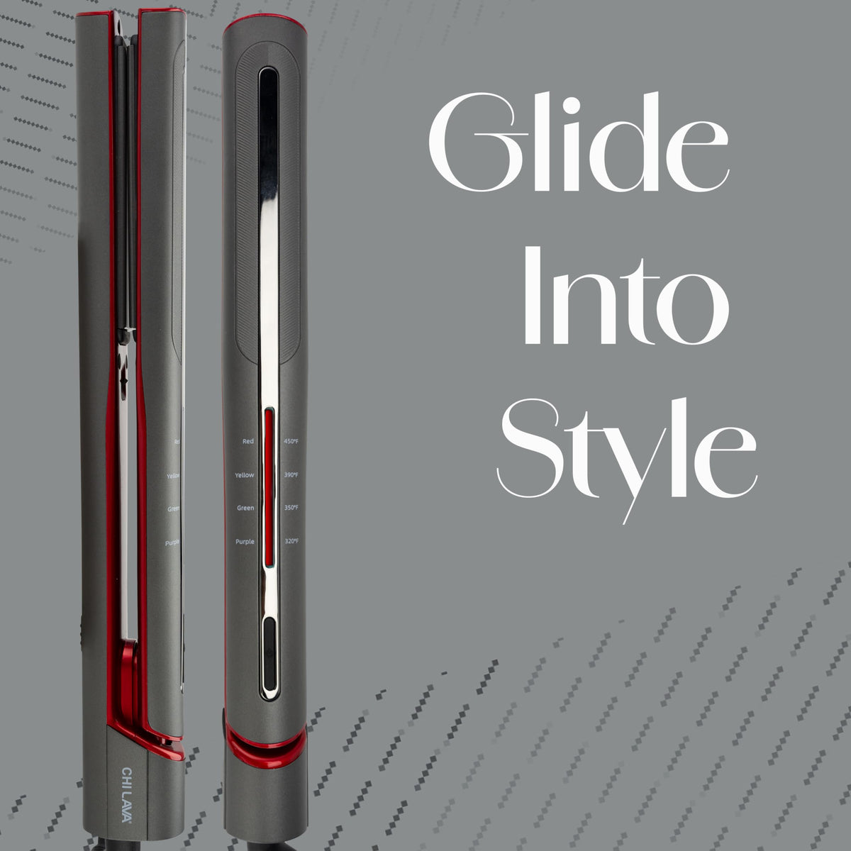 CHI Lava Line uses volcanic lava and ceramic for smooth, high-performance results.