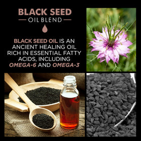 CHI Luxury Black Seed Oil Moisture Replenish Conditioner label close-up shows sulfate-free and paraben-free.