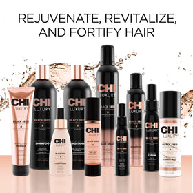 Cruelty-free CHI branding; ethical haircare promise