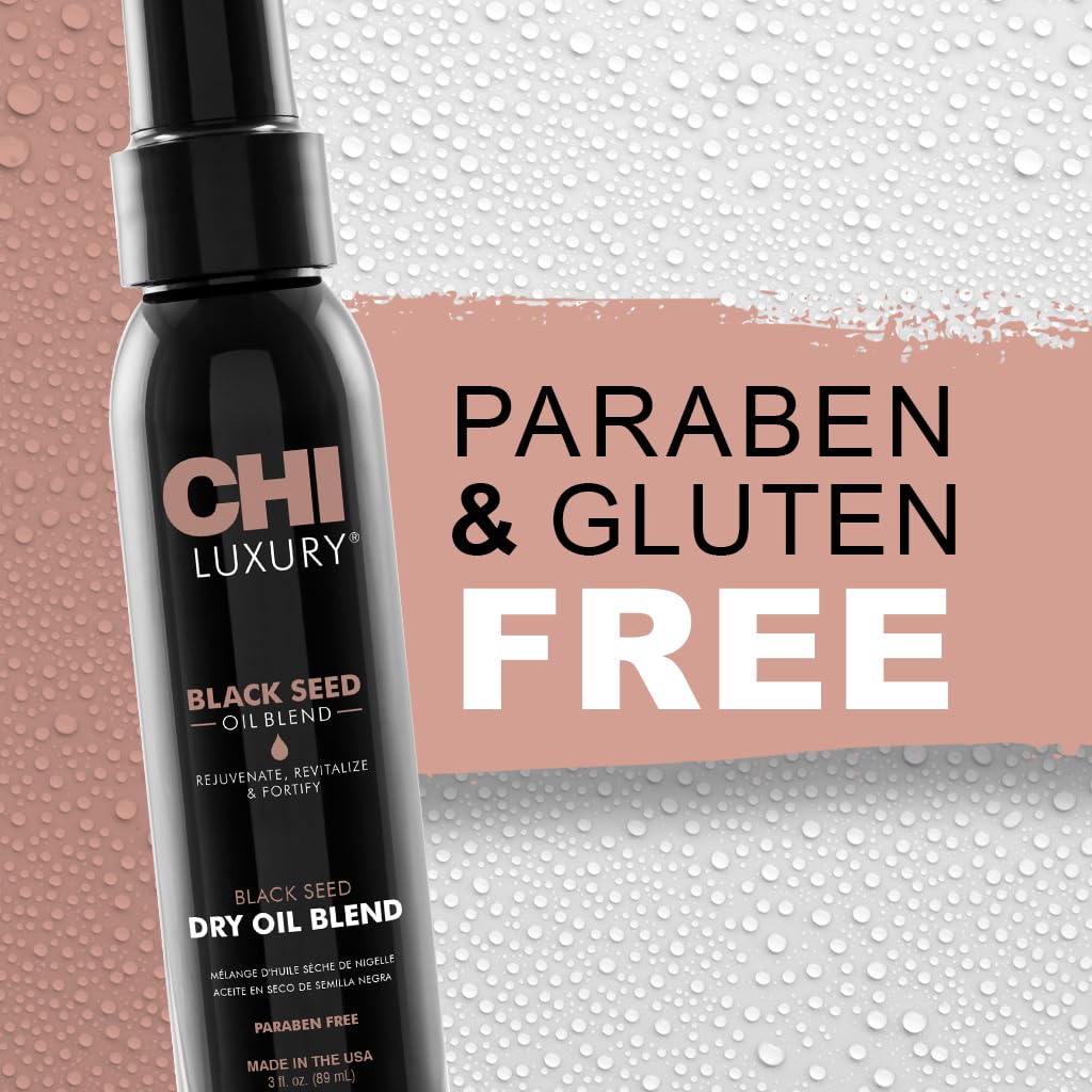 Premium CHI hair treatment displayed in a luxurious salon setting