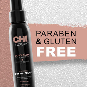 Premium CHI hair treatment displayed in a luxurious salon setting