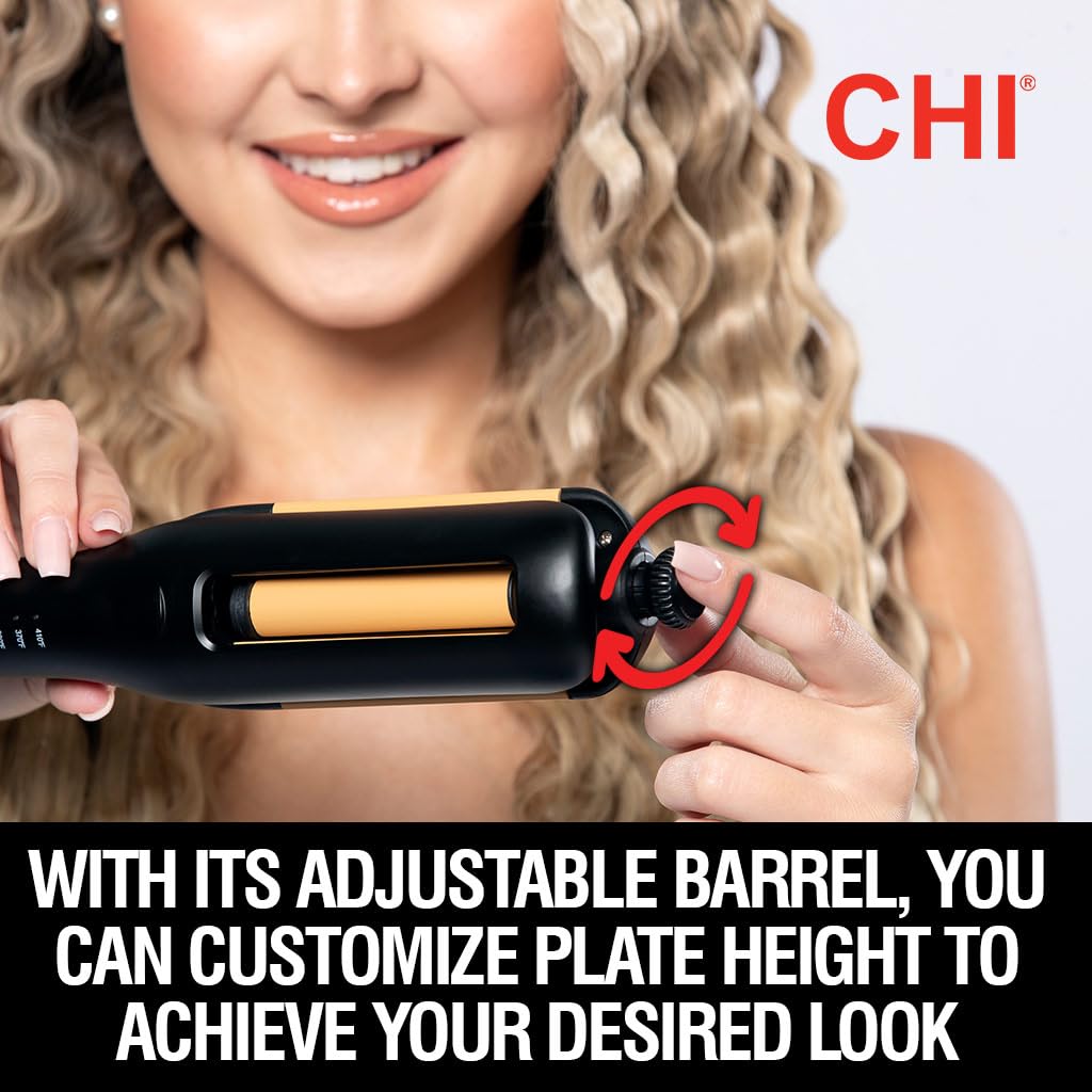 CHI Multi-Wave Styler far infrared heat helps minimize damage while boosting shine