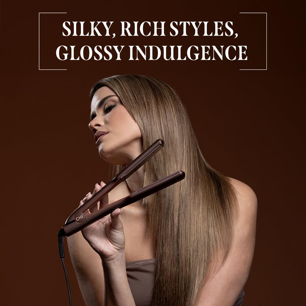 CHI Original Digital Ceramic Hairstyling Iron heats up in 60 seconds for on-the-go touch-ups.