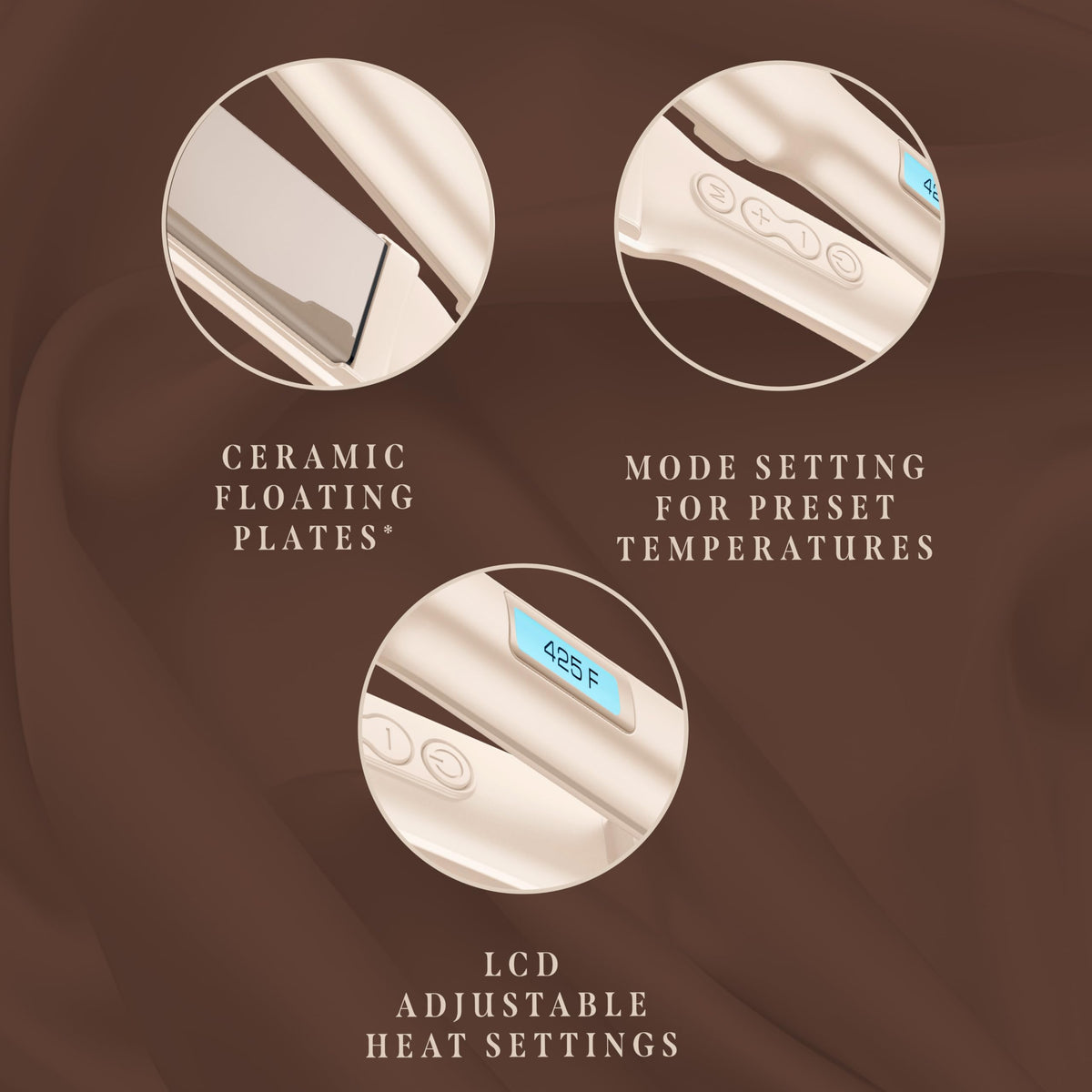 CHI Original Digital temperature lock secures desired heat