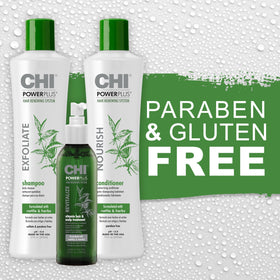 CHI PowerPlus renewing kit shampoo lather closeup with rich foam