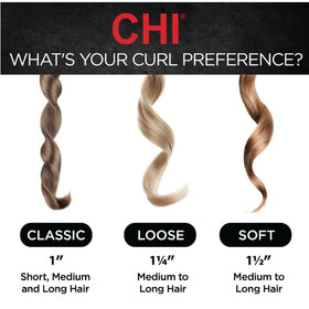 CHI Texture Even heat dispersion delivers smooth, consistent curls