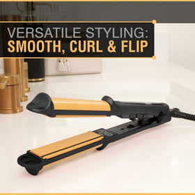 CHI Tourmaline Ceramic 3-in-1 Multi Styler plates close-up for smooth glide and even heat