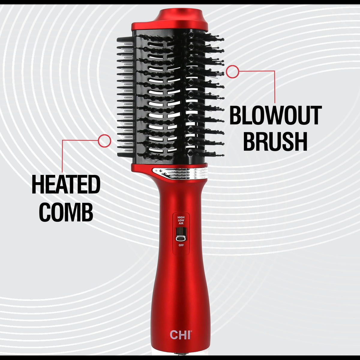 CHI Volume Styler works on damp hair for faster styling and volume.