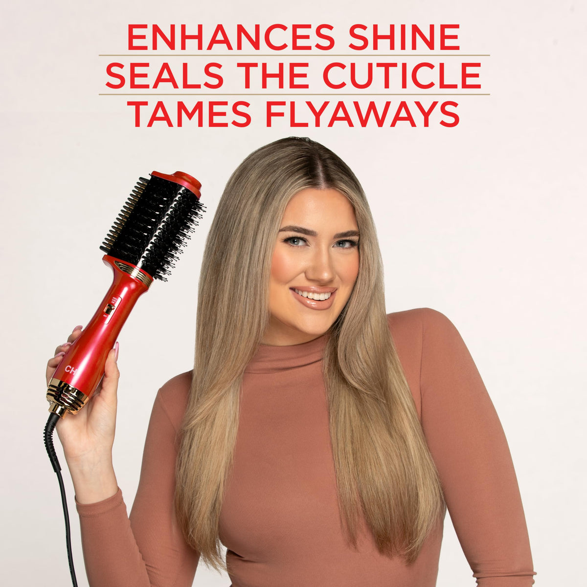 CHI Volume Styler delivers maximum volume at the roots with durable bristles.