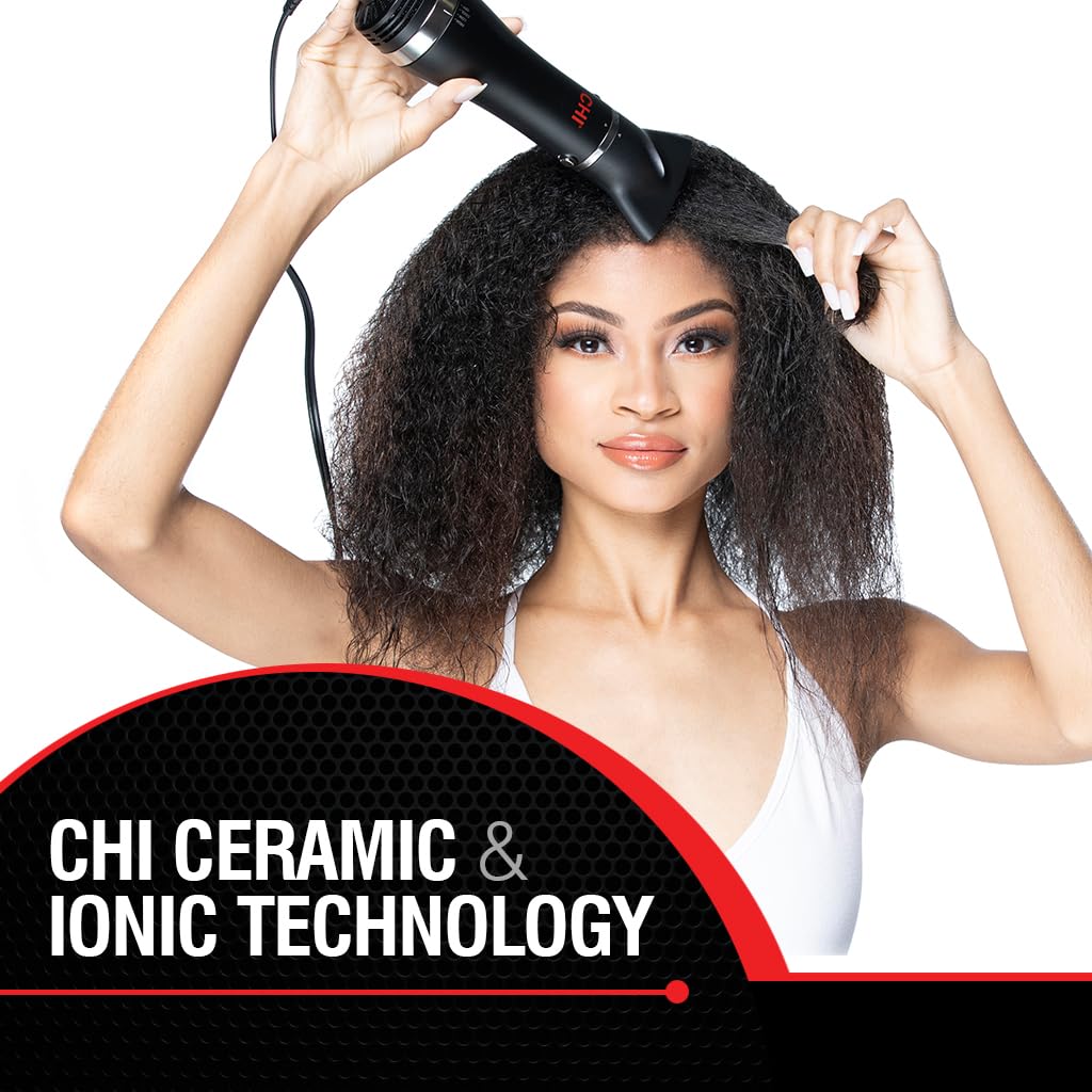 CHI Volumizer diffuser evenly distributes heat for natural texture.
