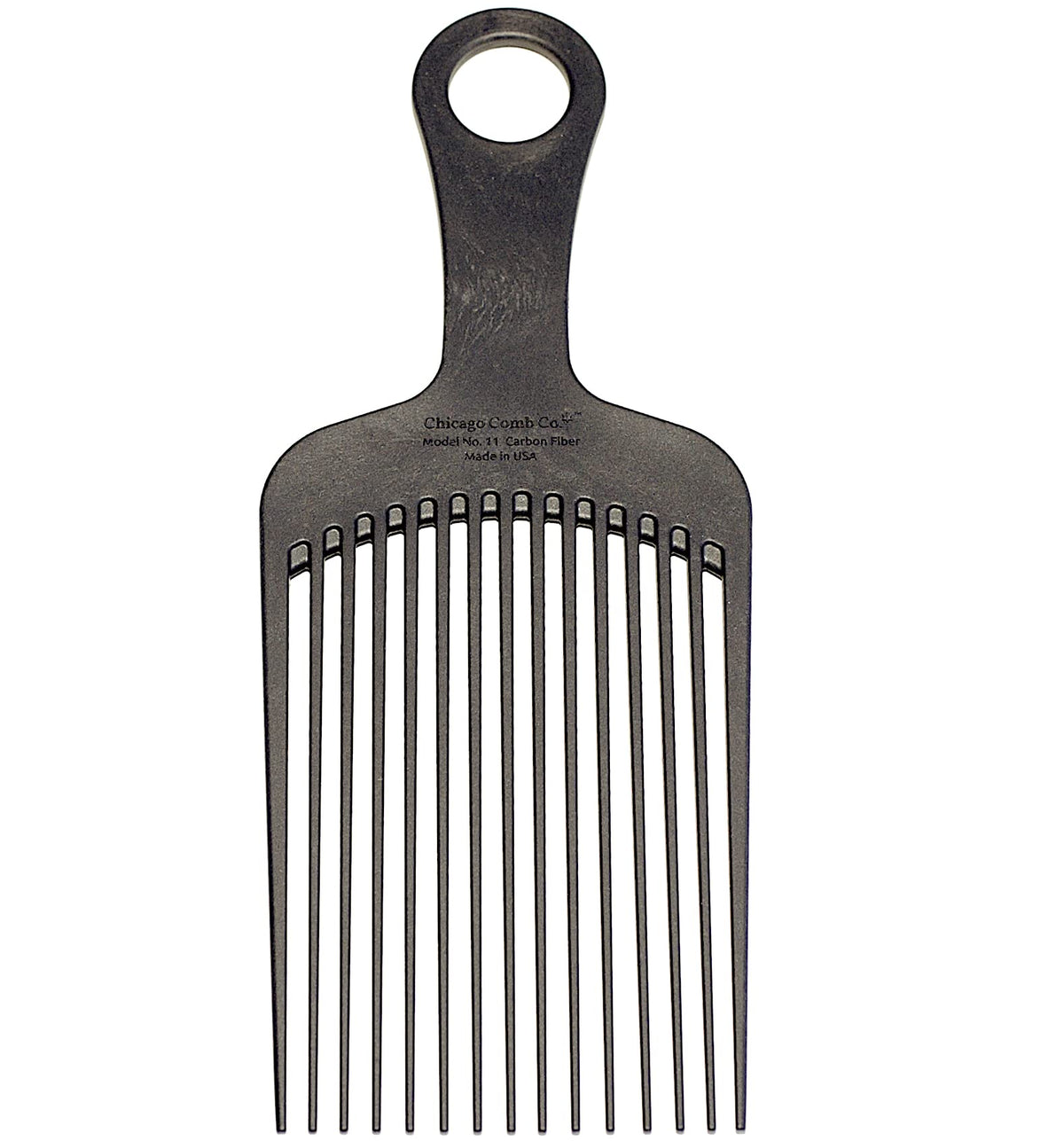 Chicago Comb Model 11 pompadour styling and lift potential.