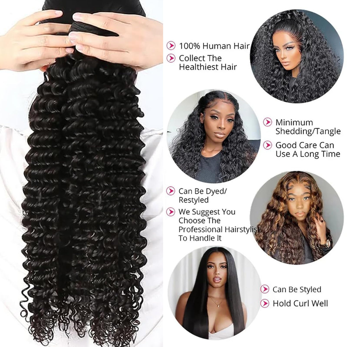 Chikamlty Deep Wave double-machine weft for durability.