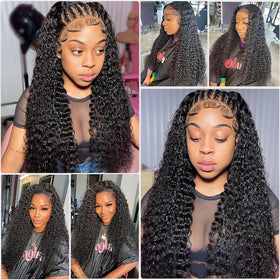 Chikamlty Deep Wave full-head-ready bundles for quick styling.