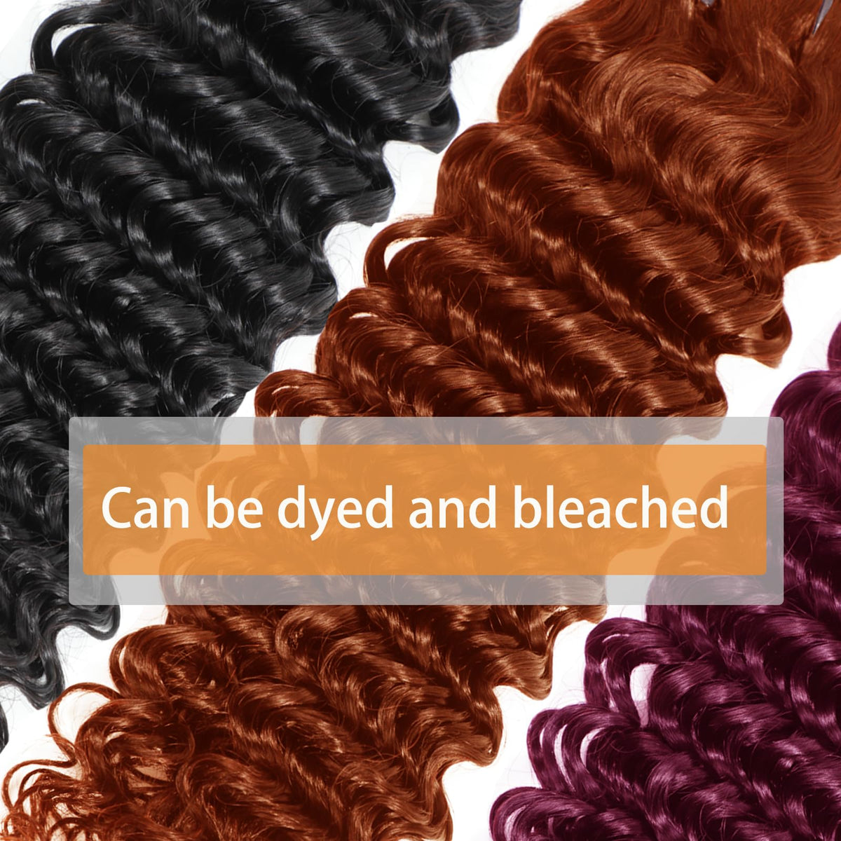 Chikamlty Deep Wave natural-black hair blends seamlessly with yours.