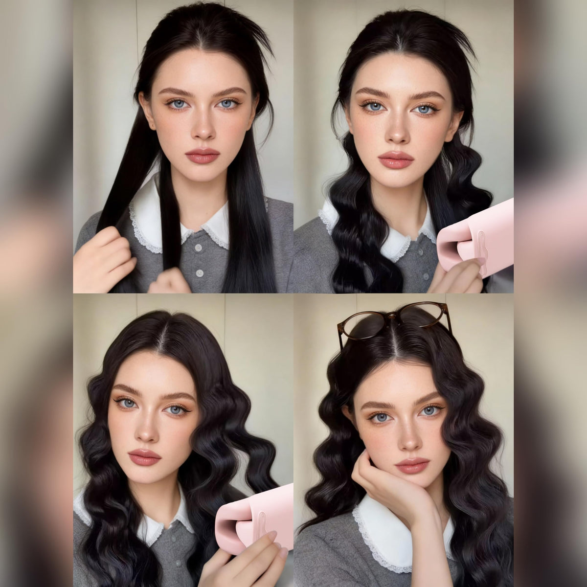 Chikyo included clips and comb for quick styling