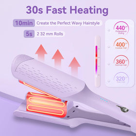 Chikyo Rovy Wave offers four temperatures for different hair types.