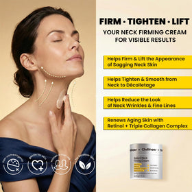 Chillihaer 8-in-1 neck firming cream application shows easy daily use