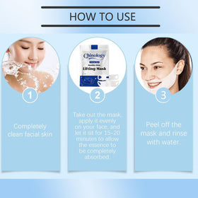Chinology Double Chin Mask packaging emphasizes eco-friendly, reusable value