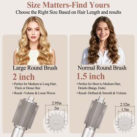 Solid base connection on brush head for durable performance.
