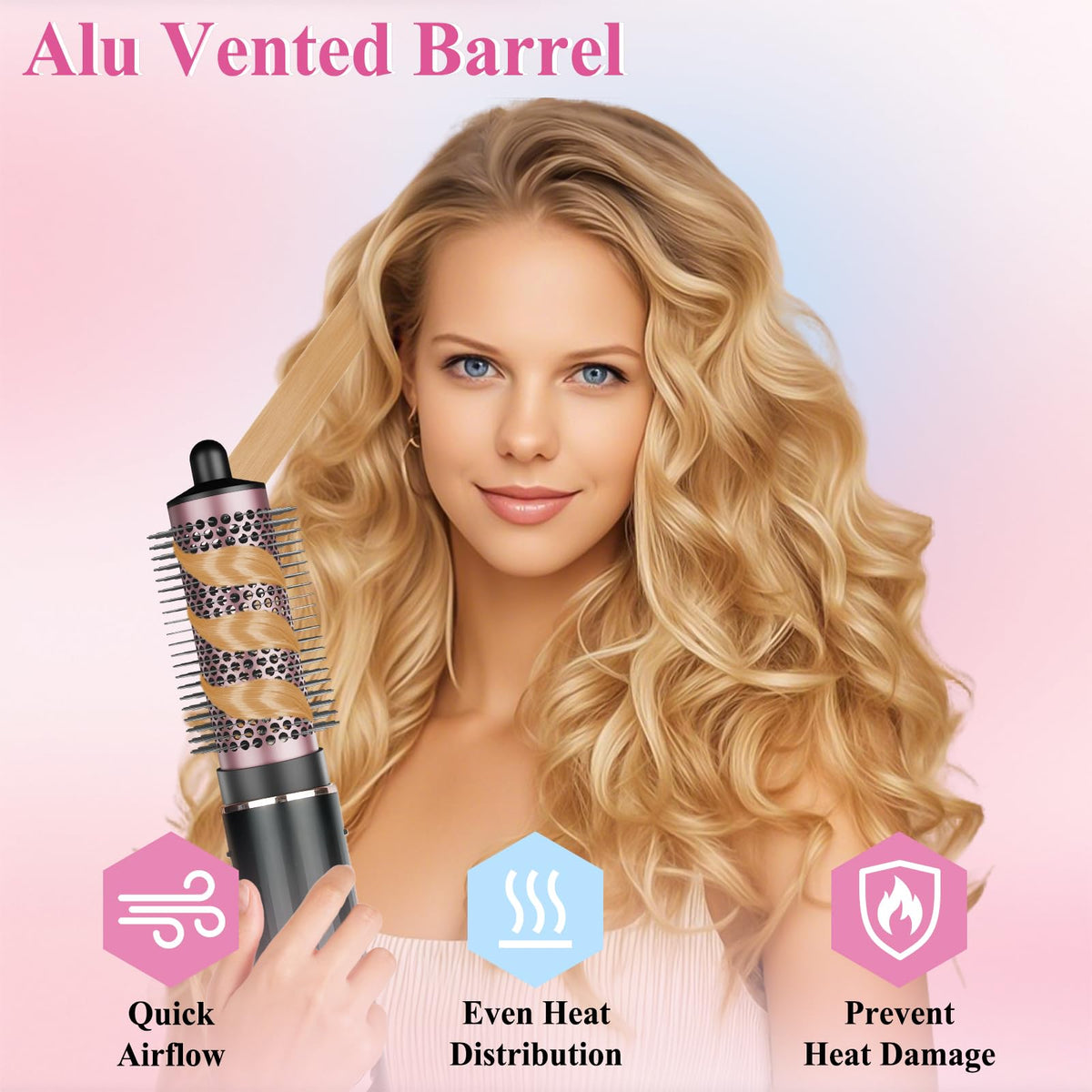 Suitable for curly, wavy, straight hair on the Shark FlexStyle.