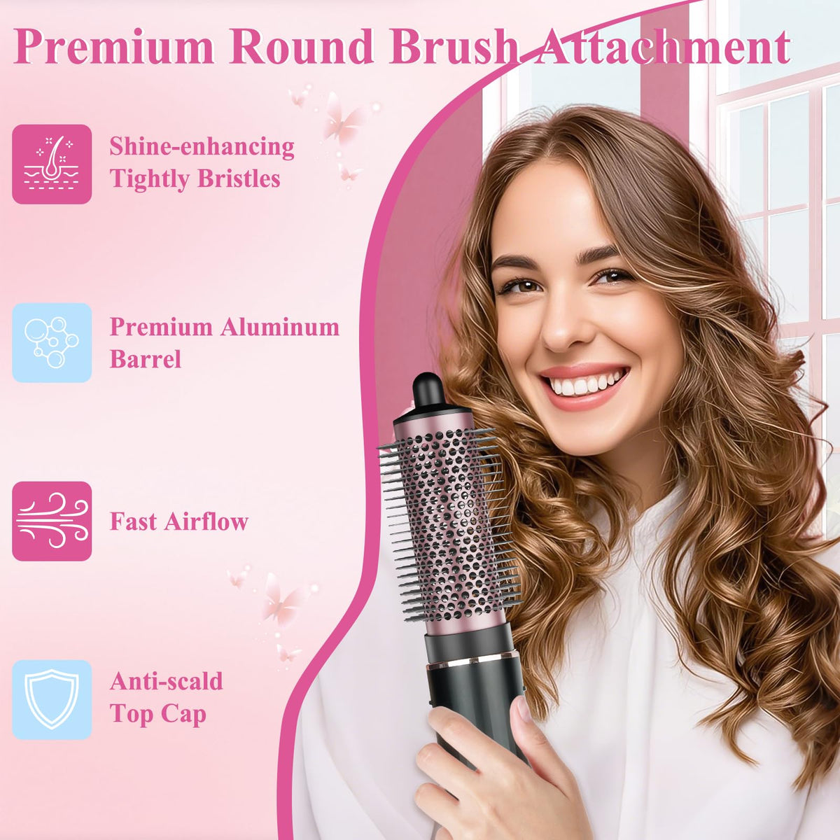 Salon-quality blowouts at home with Chivixe attachment.