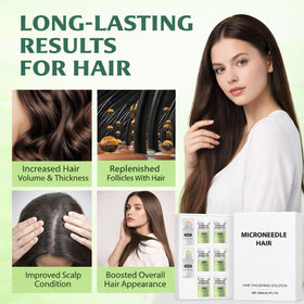 ChLNDalin Hair Regrowth Serum being applied to the scalp for quick absorption and comfortable care.