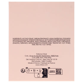 Chloe by Chloe refillable bottle emphasizing eco-friendly luxury