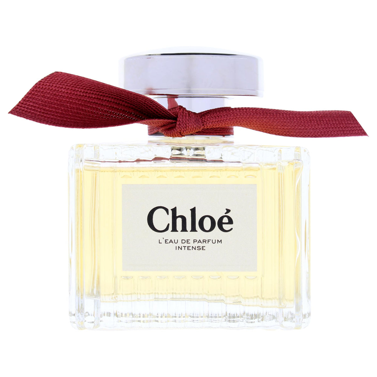Chloe LEau De Parfum Intense bottle back reveals branding and refillable design