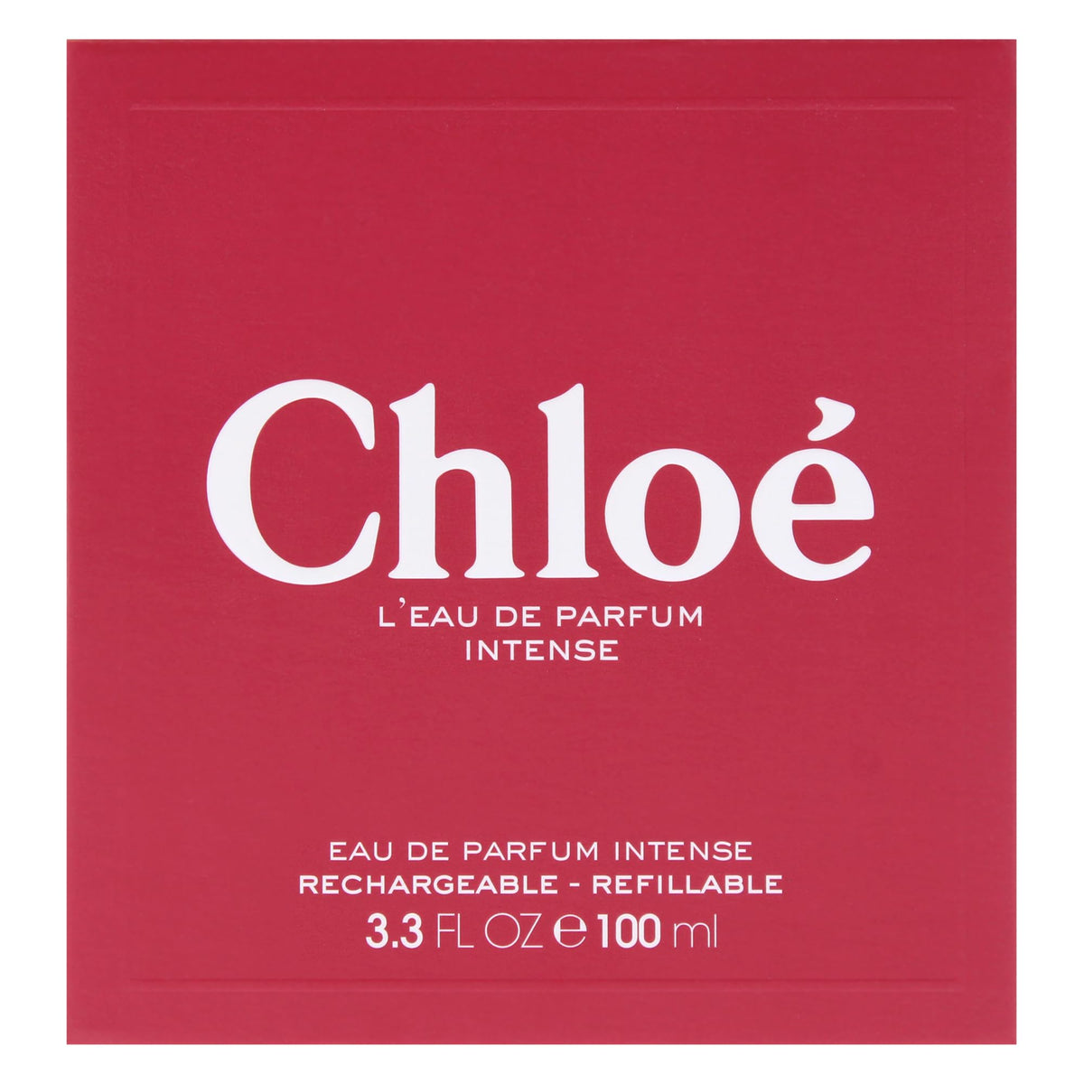 Chloe LEau De Parfum Intense glass texture catching light for refined aura