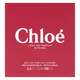 Chloe LEau De Parfum Intense glass texture catching light for refined aura