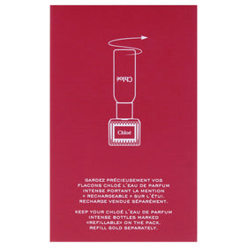 Chloe LEau De Parfum Intense ribbon and foil accents evoke gifting luxury