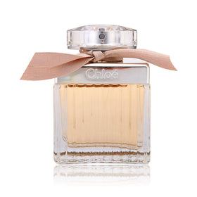 Chloe New bottle side view highlighting sleek black bottle for everyday elegance.